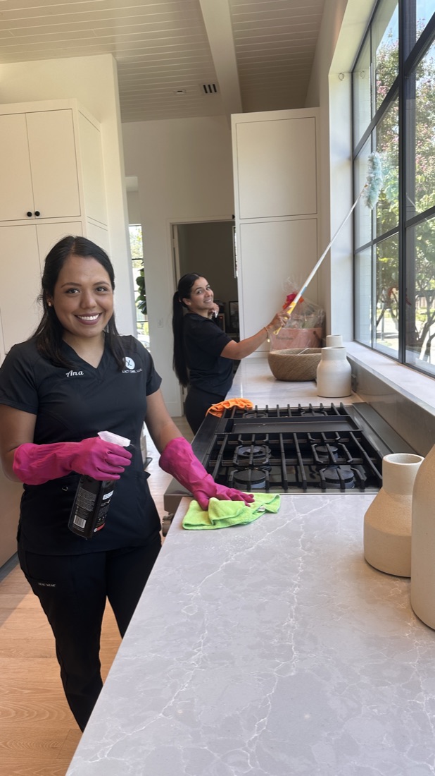 X-Act Care team: trained to clean